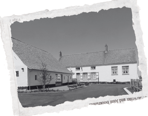 Oude foto boerderij