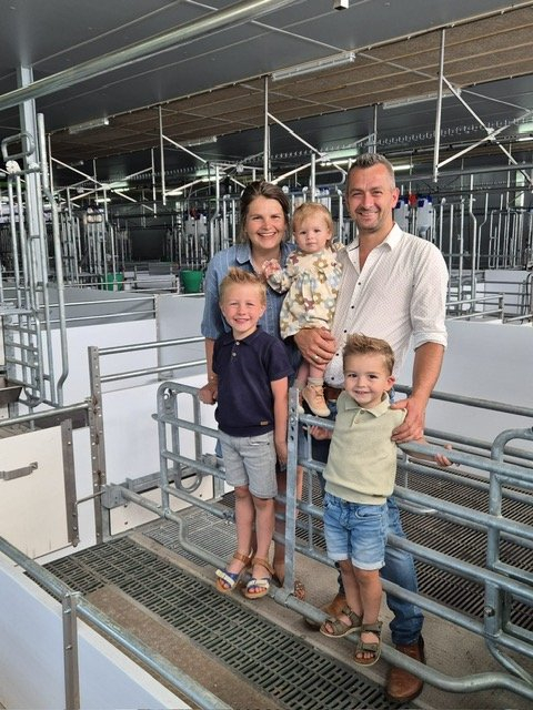Maarten Tilburgs en familie